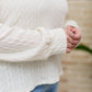 Keep Me Here Knit Sweater in Cream