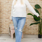 Keep Me Here Knit Sweater in Cream