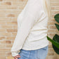 Keep Me Here Knit Sweater in Cream