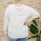 Keep Me Here Knit Sweater in Cream