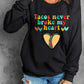 Letter Graphic Heart Sweatshirt
