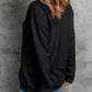 Letter Graphic Heart Sweatshirt