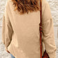 Apricot Cozy Cowl Neck Pullover Sweatshirt | Stylish