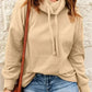 Apricot Cozy Cowl Neck Pullover Sweatshirt | Stylish
