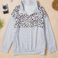 Leopard Striped Sweatshirt