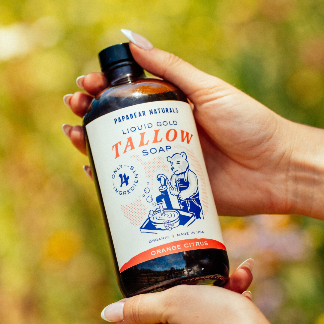 Liquid Gold Tallow Soap - 16 oz