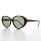Large Oval Cat Eye Sunglass - Luxx