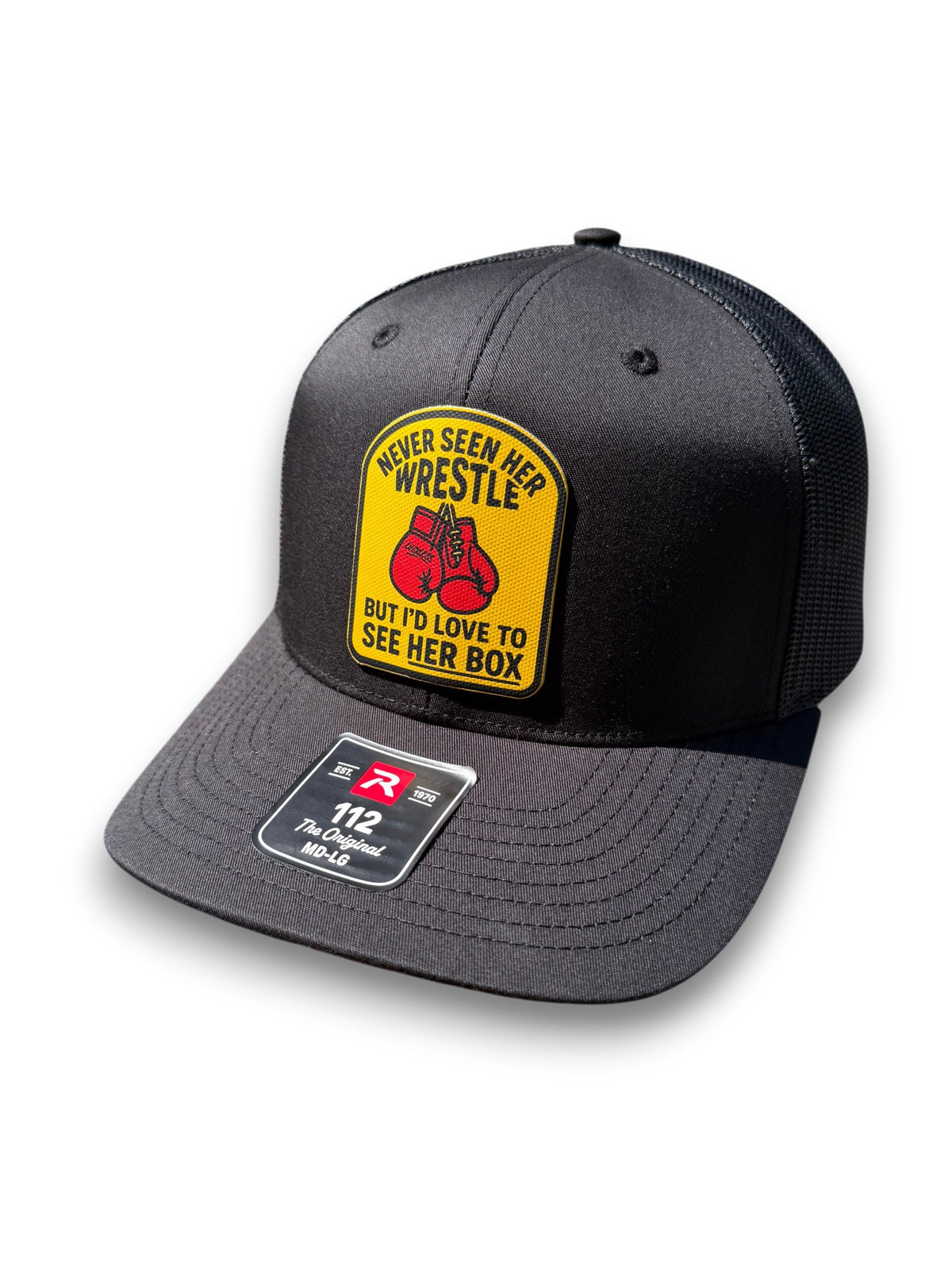 Love To See Her Box Canvas Patch Snapback