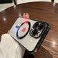 Luxury Plating Clear Magnetic Wireless Charger Case
