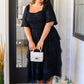 Midnight Waltz Midi Dress