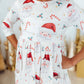 Mistletoe Magic 3/4 Sleeve Pocket Twirl Dress