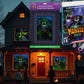 AtmosFX Halloween Digital Decoration USB - Monster Bash USB + 48" x 72" Projection Screen