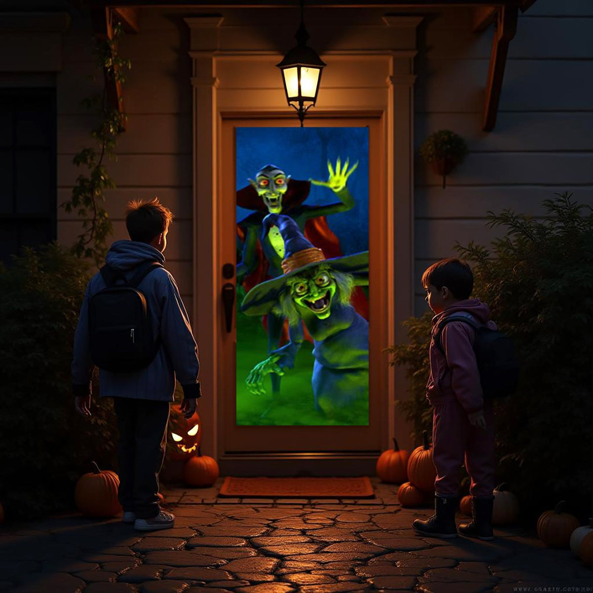 AtmosFX® Monster Bash Halloween Digital Decoration on USB Includes 6 Atmosfx Video Effects for Hallloween