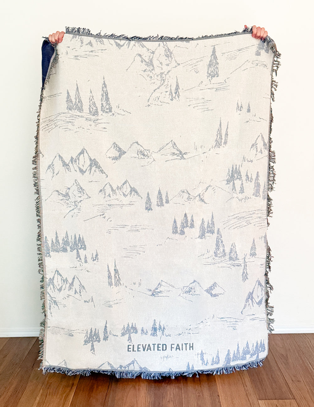 Mountainscape Throw Blanket