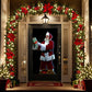 AtmosFX Night Before Christmas USB + HD Projector + 48" x 72" White Holographic Screen for Christmas Projection
