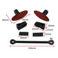 180° Ultra-Wide Angle Motorcycle Rearview Mirror