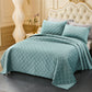 Chalet Velvet & Cotton Bedspread Set, 3-Piece