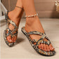 Women’s Boho Flat Printed Slippers