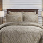 Chalet Velvet & Cotton Bedspread Set, 3-Piece