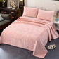 Chalet Velvet & Cotton Bedspread Set, 3-Piece