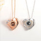 Heart Shaped Projection necklace
