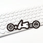 “Motorcycles Are the Cure” Sticker