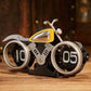 Vintage Motorcycle-Themed Flip Clock