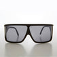 Flat Top Wrap Around Vintage Sport Shield - Perkins