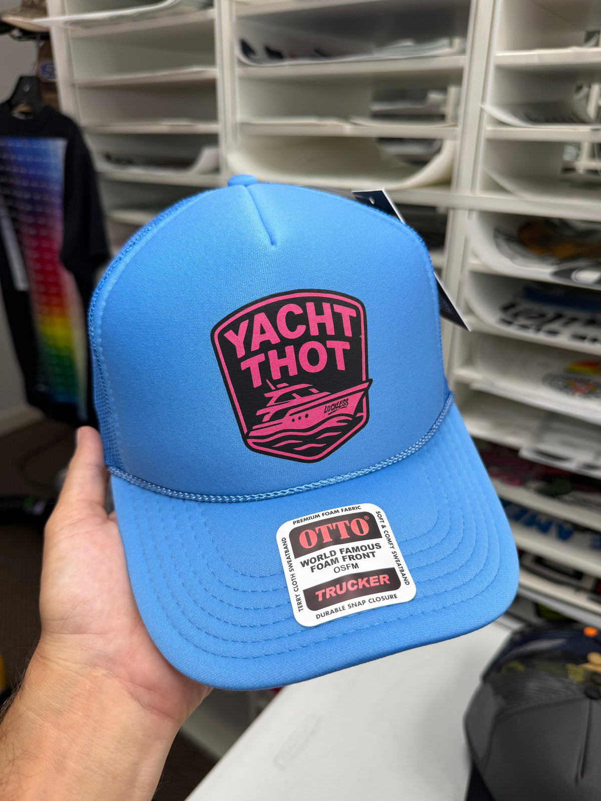 Yacht Thot Trucker Hat