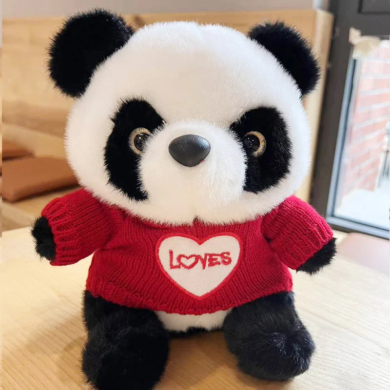 Giant Panda Sweater Plush Toy