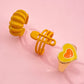 Vintage Embrace Hands Rings Set