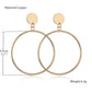 Simple Circle Earrings - Trendy and Versatile Design