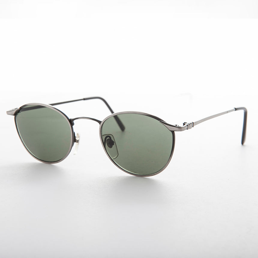 Round Metal Polo Schoolboy Classic Vintage Sunglass - Rory