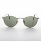 Round Metal Polo Schoolboy Classic Vintage Sunglass - Rory