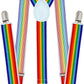 Rainbow Suspenders Costume Accessory
