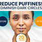 Under Eye Patches for Dark Circles and Puffy Eyes (30 Pairs), Marine Collagen Eye Mask for Puffiness with Vitamin C, Hyaluronic Acid, and Pearl Extract, Eye Gel Pads for Dark Circles and Puffiness 30 Count (Pack of 1)