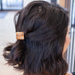 Rectangle Cuff Hair Tie Elastic in Amber **FINAL SALE**