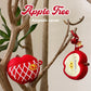 3D Red Apple With Pendant Earphone Cover For Apple AirPods 1 2 3 Generation Airpods Pro/Pro2 Wireless Bluetooth Headphone Case
