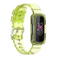 Fitbit Luxe Clear Band with Built-In Case, Translucent Colors