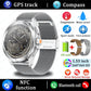 2025 New S4 Ultra Smart Watch Men Blood Oxygen Heart rate Compass Waterproof NFC GPS Tracking Bluetooth Call Sport Smartwatch