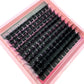 10Row 40D-200D 5D Fluffy Thick Lashes Clusters 10-18mmMix Wispy Individual Lashes Extensions Clusters DIY Makeup False Eyelashes
