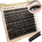 10Row 40D-200D 5D Fluffy Thick Lashes Clusters 10-18mmMix Wispy Individual Lashes Extensions Clusters DIY Makeup False Eyelashes
