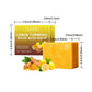 Lemon Turmeric Kojic Acid Soap Brightening Deeply Cleansing Glowing Body Rejuvenating Exfoliating Even Skin Tone Handmade Soap