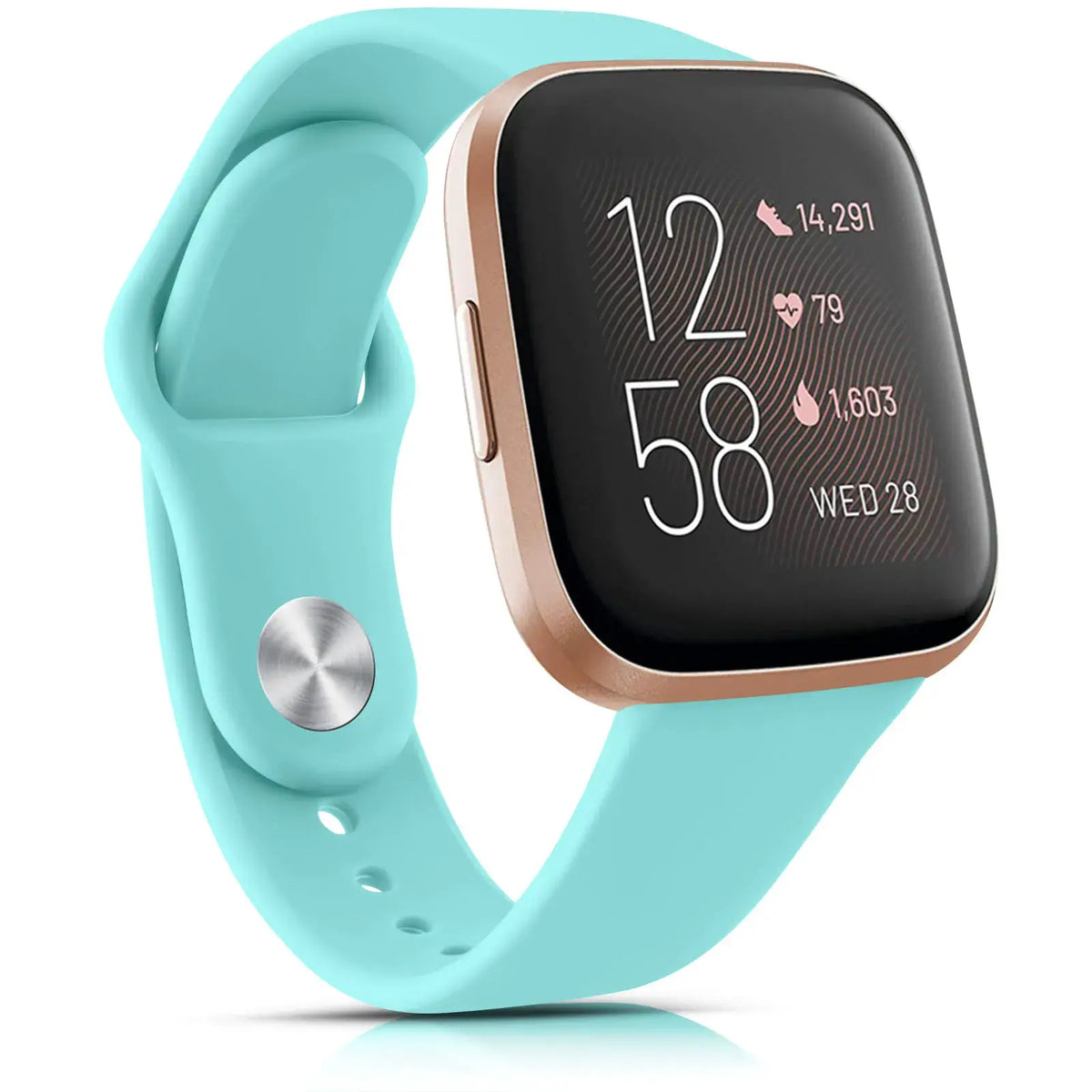 Fitbit Versa 4, 3, 2 & Sense 2 Soft Silicone Band, 15 Colors