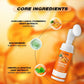 Turmeric Cleanser Moisturize Facial Brightening Skin Tone Daily Face Wash Foam with Brush Skin Care Clean Lemon Fruit Extract