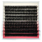 10Row 40D-200D 5D Fluffy Thick Lashes Clusters 10-18mmMix Wispy Individual Lashes Extensions Clusters DIY Makeup False Eyelashes