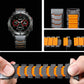 Garmin QuickFit 22/26mm Two-Tone Metal Link Band with Magnetic Clasp