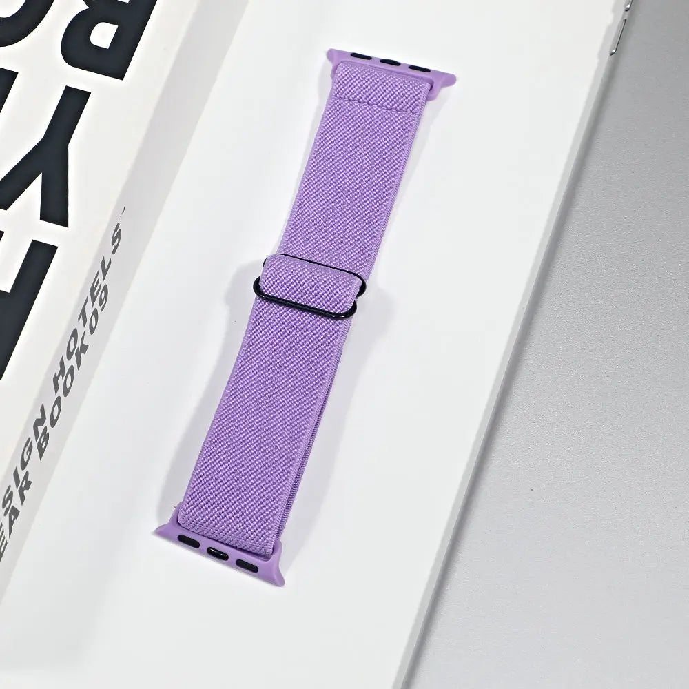 Apple Watch Stretch Nylon Loop Band, Solid & Patterned