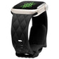 Apple Watch Quilted Diamond-Pattern Silicone Band