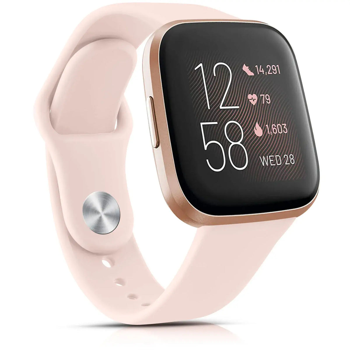 Fitbit Versa 4, 3, 2 & Sense 2 Soft Silicone Band, 15 Colors